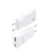 CARGADOR DE PARED GAN AISENS ASCH-30W2P046-W  1XUSB TIPO-C 1XUSB  30W  BLANCO