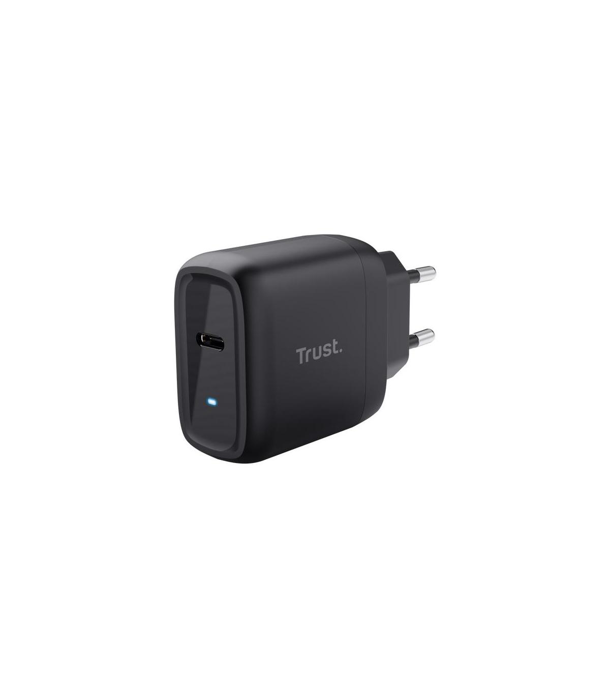 CARGADOR DE PARED GAN TRUST MAXO 45W  1XUSB TIPO-C  45W