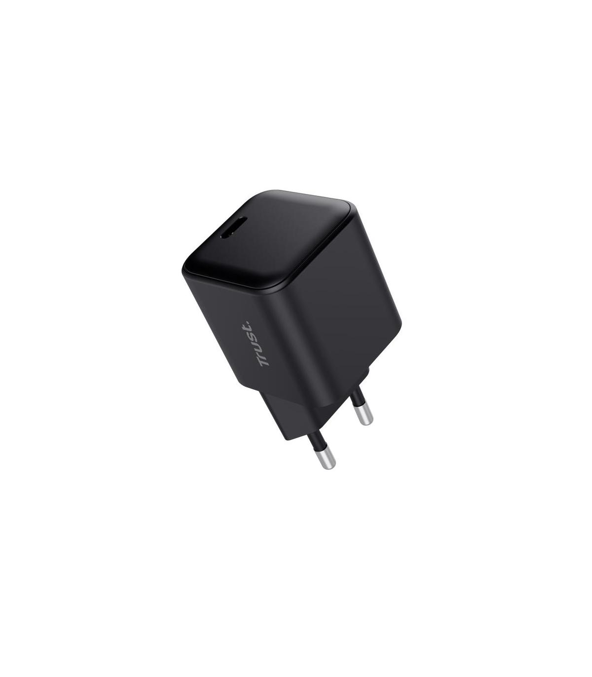 CARGADOR DE PARED GAN TRUST MAXO 65W ULTRAREDUCIDO  1XUSBTIPO-C  INCLUYE CABLE U