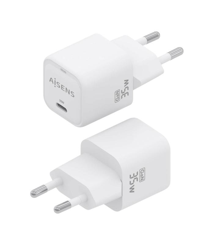 CARGADOR DE PARED GAN AISENS ASCH-35W1P022-W  1XUSB TIPO-C 35W