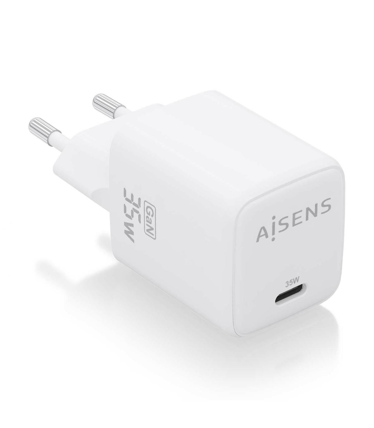 CARGADOR DE PARED GAN AISENS ASCH-35W1P016-W  1XUSB TIPO-C 35W