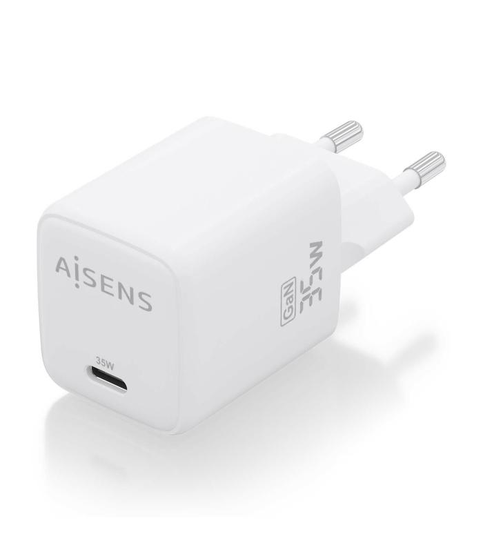 CARGADOR DE PARED GAN AISENS ASCH-35W1P016-W  1XUSB TIPO-C 35W