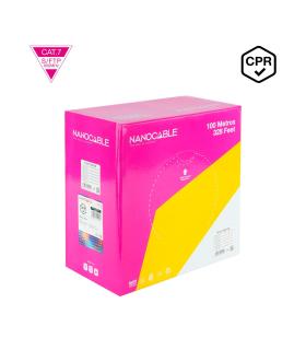 Nanocable Cable De Red CAT.7 LSZH SFTP PIMF AWG23, Naranja, 100 M