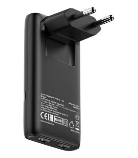 CARGADOR DE PARED GAN VERBATIM FOLD 'N' GO  2XUSB TIPO-C 65W