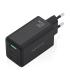 CARGADOR DE PARED GAN AISENS ASCH-65W3P073-BK  2XUSB TIPO-C 1XUSB  65W  NEGRO