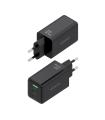 CARGADOR DE PARED GAN AISENS ASCH-65W3P073-BK  2XUSB TIPO-C 1XUSB  65W  NEGRO