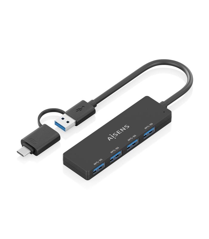 Hub USB Tipo-C + USB 3.1 Aisens A109-0987  4xUSB