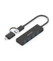 Hub USB Tipo-C + USB 3.1 Aisens A109-0987  4xUSB
