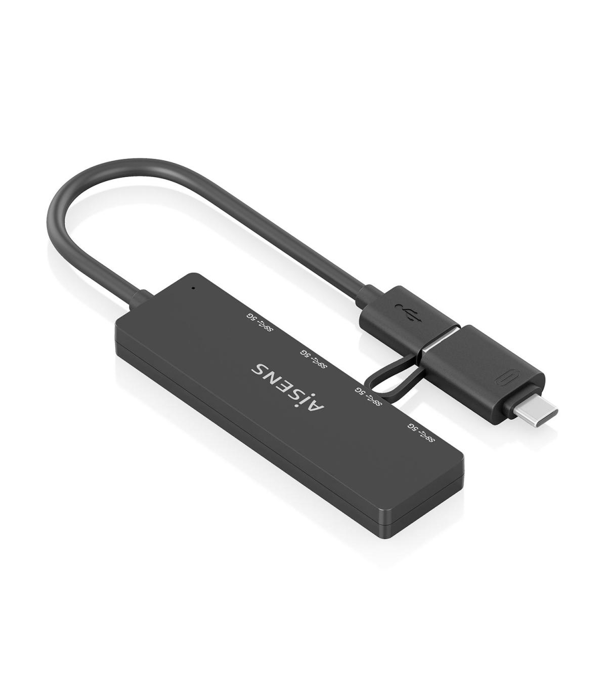Hub USB Tipo-C + USB 3.1 Aisens A109-0987  4xUSB