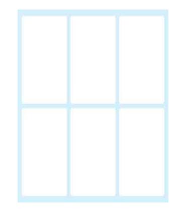 PAQUETE 10 HOJAS ETIQUETAS BLANCAS EN SOBRE-74X38 MM TICO E-7438