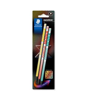 BLISTER CON 3 LPICES DE GRAFITO NORIX HB STAEDTLER 181-HBBK3