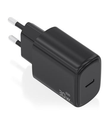 CARGADOR DE PARED GAN AISENS A110-0976  1XUSB TIPO-C  30W NEGRO