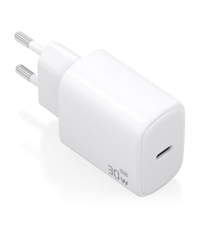 CARGADOR DE PARED GAN AISENS A110-0975  1XUSB TIPO-C  30W BLANCO