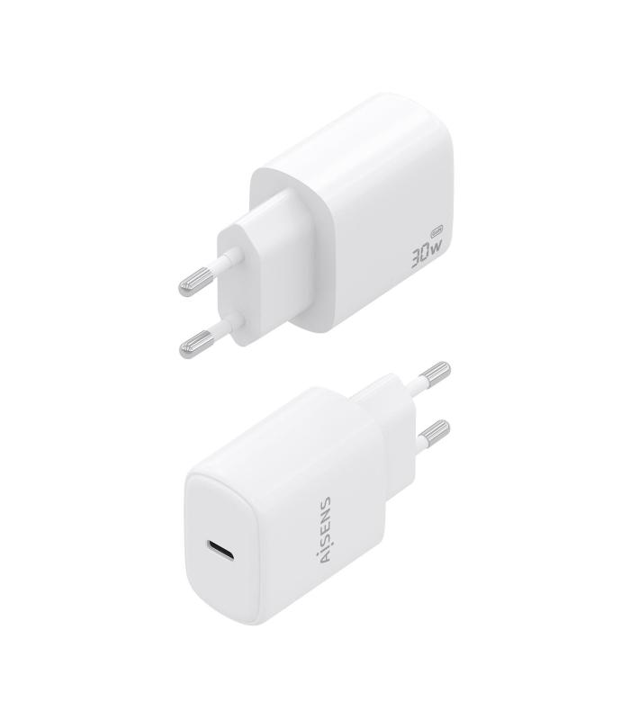 CARGADOR DE PARED GAN AISENS A110-0975  1XUSB TIPO-C  30W BLANCO
