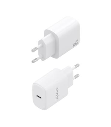 CARGADOR DE PARED GAN AISENS A110-0975  1XUSB TIPO-C  30W BLANCO
