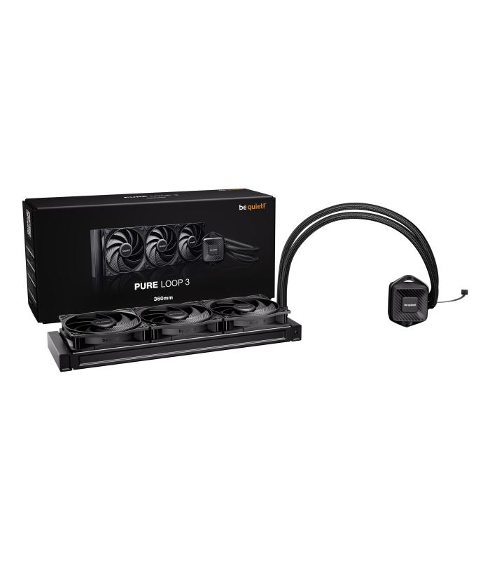 REFRIGERACION LIQUIDA BEQUIET PURE LOOP 3 360 MM NEGRA