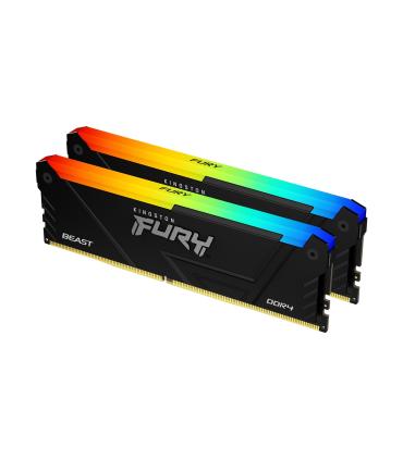 Memoria RAM Kingston FURY Beast RGB 2 X 16GB  DDR4  3200MHz  1.35V  CL16  DIMM