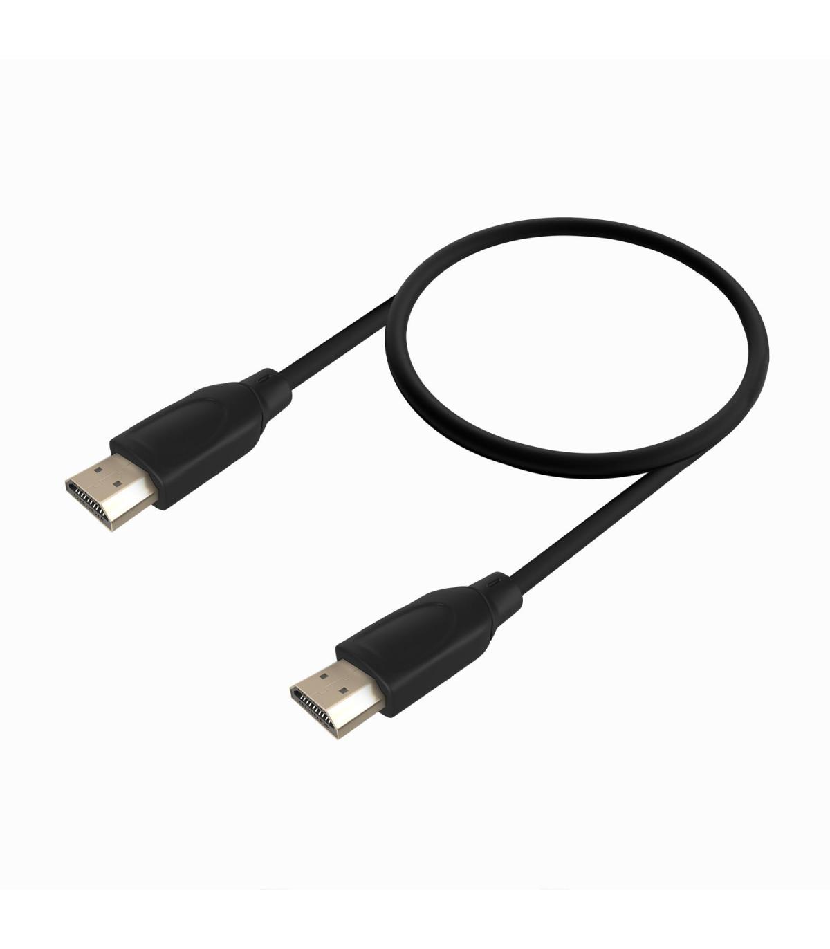 CABLE HDMI AISENS V2.0 PREMIUM 4K60HZ 18GBPS A M-A M 0.5M NEGRO