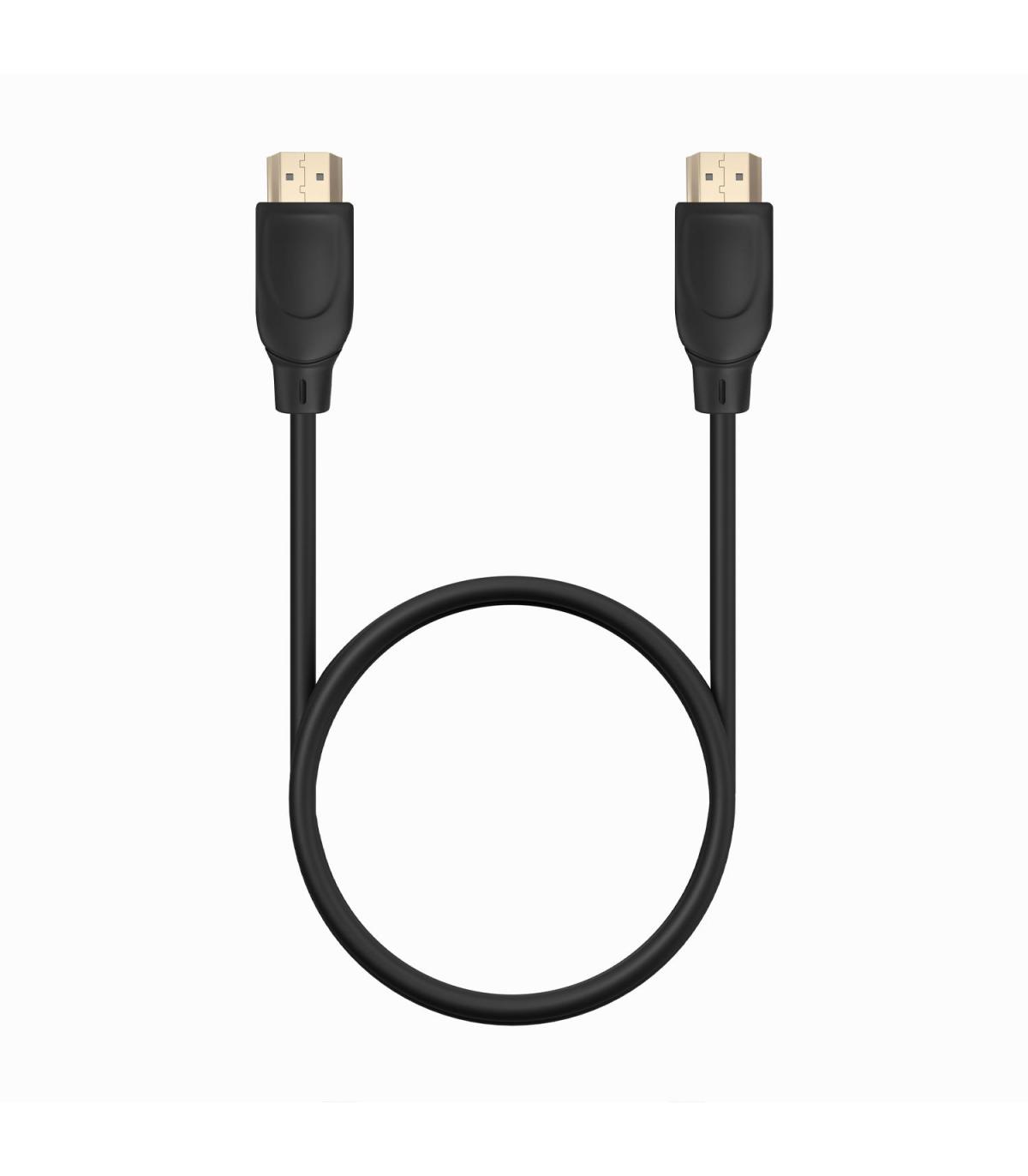 CABLE HDMI AISENS V2.0 PREMIUM 4K60HZ 18GBPS A M-A M 0.5M NEGRO