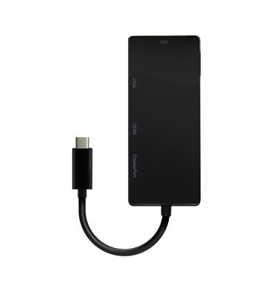 CABLE CONVERSOR AISENS USB-C A DISPLAYPORT DVI HDMI VGA NEGRO 15CM