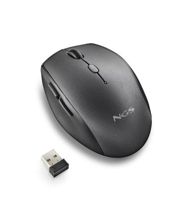 RATON NGS INALAMBRICO ERGONOMICO SILENCIOSO BEE BLACK USB