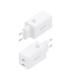 CARGADOR DE PARED GAN AISENS ASCH-65W2P078-W  2XUSB TIPO-C 65W  BLANCO