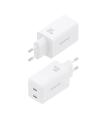 CARGADOR DE PARED GAN AISENS ASCH-65W2P078-W  2XUSB TIPO-C 65W  BLANCO