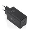 CARGADOR DE PARED GAN AISENS ASCH-65W2P079-BK/ 2XUSB TIPO-C/65W/ NEGRO