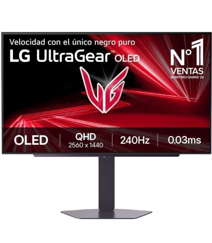Monitor Gaming LG UltraGear 27GX704A-B 27\'/ QHD/ 0.03ms/ 240Hz/ OLED/ Regulable en altura/ Negro