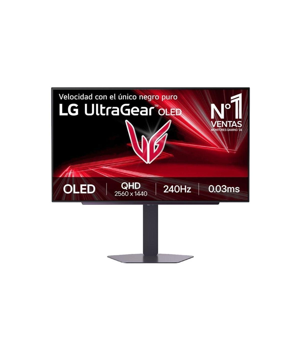 Monitor Gaming LG UltraGear 27GX704A-B 27\'/ QHD/ 0.03ms/ 240Hz/ OLED/ Regulable en altura/ Negro