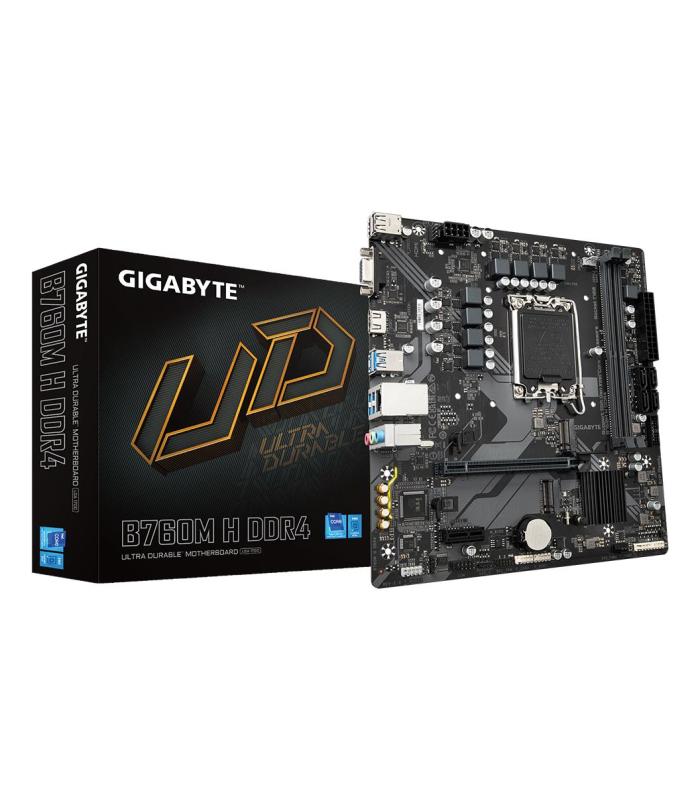 PB S1700 GIGABYTE B760M H DDR4 G10 2DDR4 PCI4 LAN 1.0GB 4SATA3 2M2 MATX