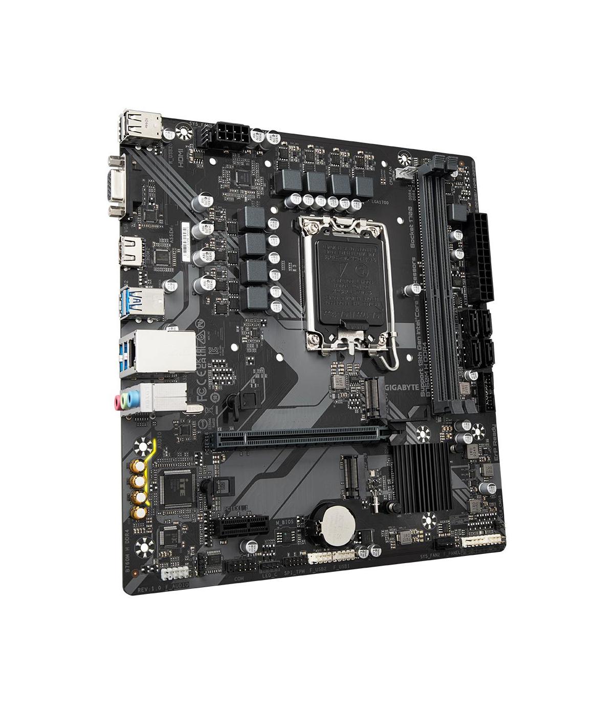 PB S1700 GIGABYTE B760M H DDR4 G10 2DDR4 PCI4 LAN 1.0GB 4SATA3 2M2 MATX