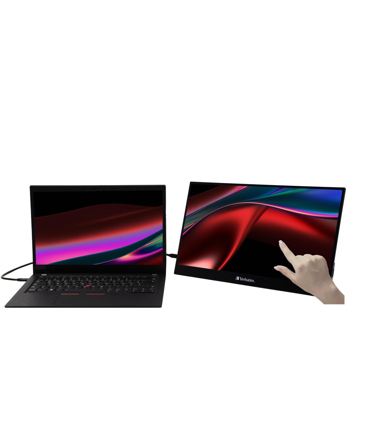 Monitor Porttil Tctil Verbatim PMT-17 17.3'  Full HD  Multimedia  Negro