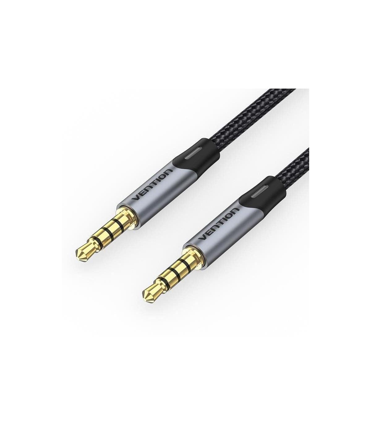 Cable Estreo Vention BAQHG/ Jack 3.5 Macho - Jack 3.5 Macho/ 1.5m/ Gris