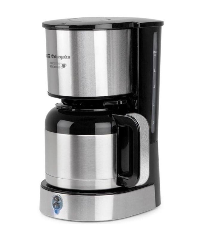 Cafetera de Goteo Orbegozo CG 5020/ 12 Tazas/ Plata