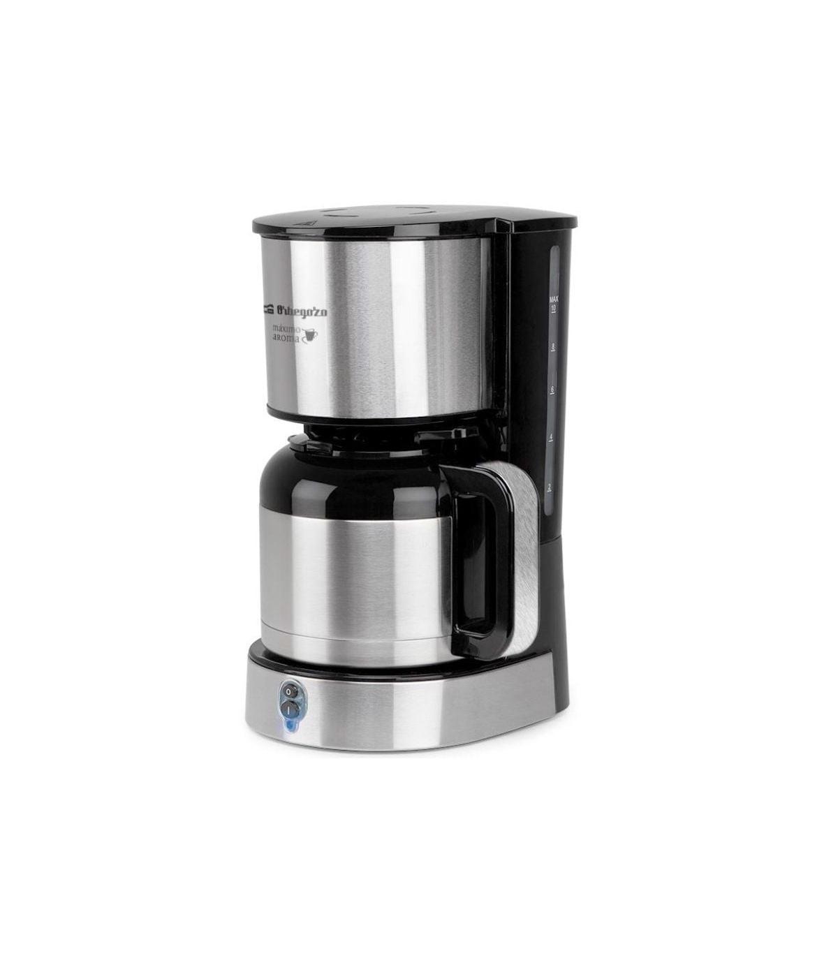 Cafetera de Goteo Orbegozo CG 5020/ 12 Tazas/ Plata