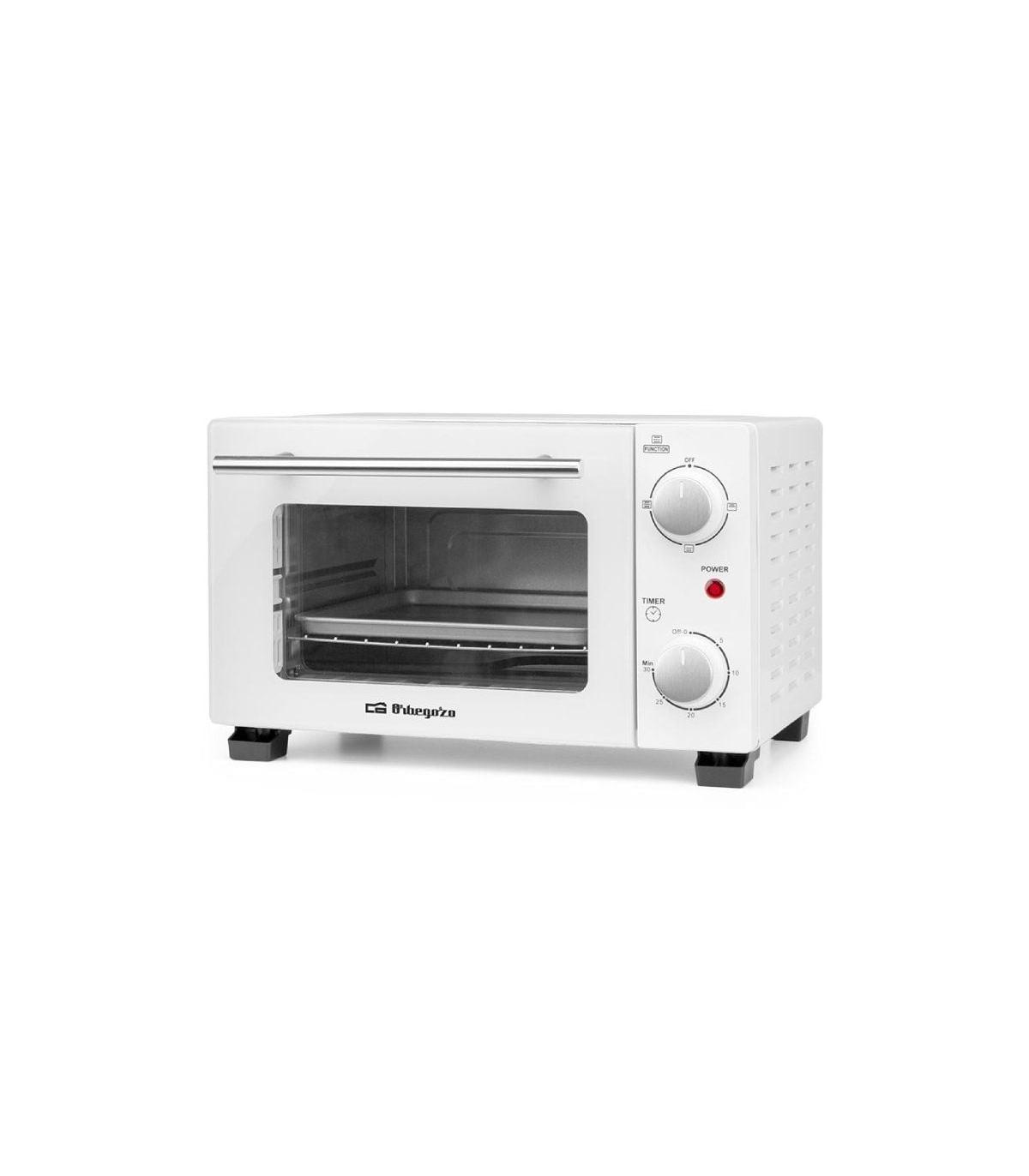Horno de Sobremesa Orbegozo HO 975/ 800W/ Capacidad 10L/ Blanco