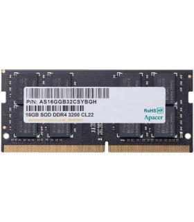 Memoria RAM Apacer AS16GGB32CSYBGH 16GB/ DDR4/ 3200MHz/ 1.2V/ CL22/ SODIMM