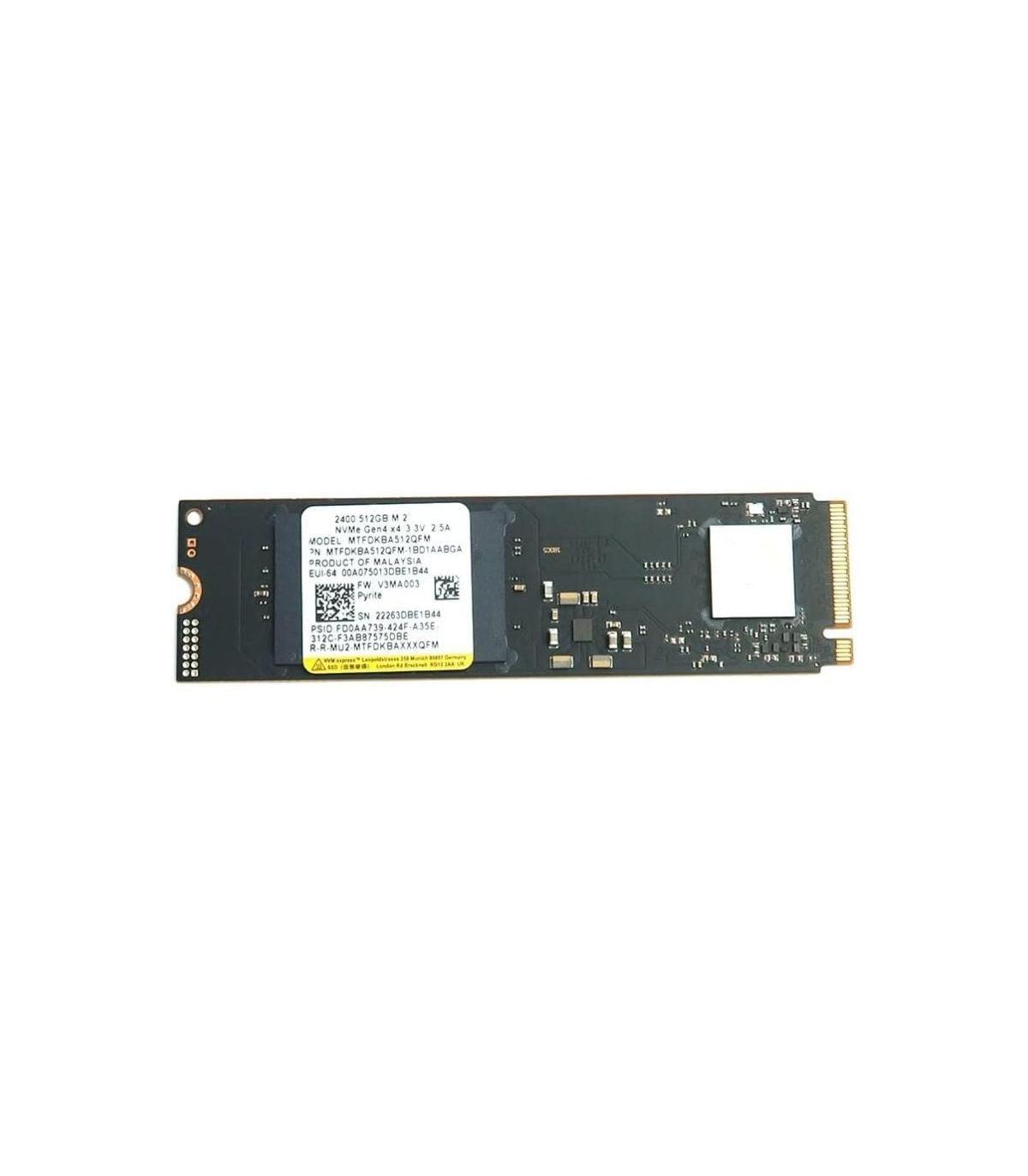 Disco SSD Micron 2400 512GB/ M.2 2280 PCIe Gen4