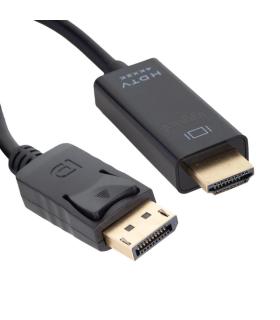 iggual Cable DisplayPort (M) a HDMI (M) 4K 2metros