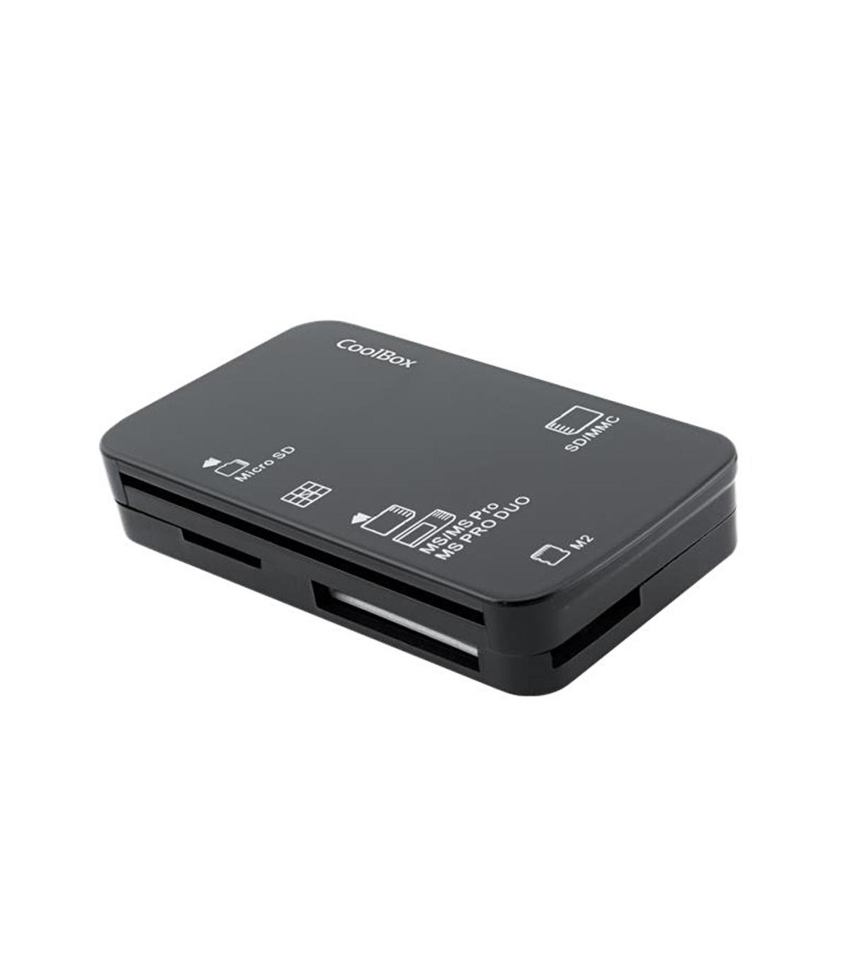 LECTOR DE TARJETAS EXTERNO DNIE  SIM ADAPTADOR A USB-C COOLBOX COO-CRE-4AC