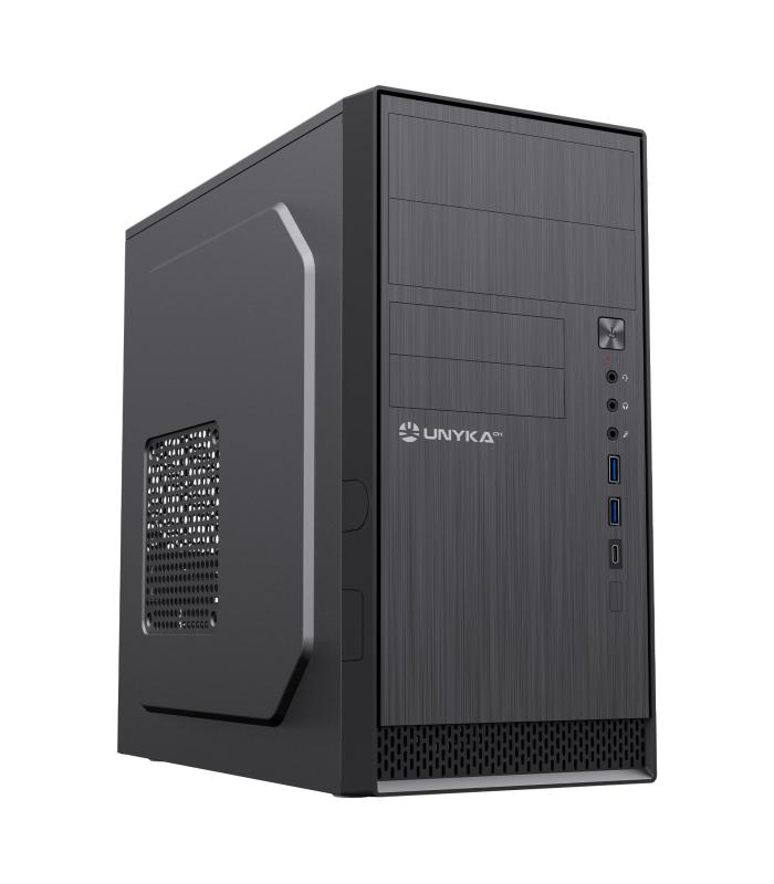 CAJA  MICRO-ATX UNYKA AERO C12 BLACK SIN FUENTE  UK52110V2