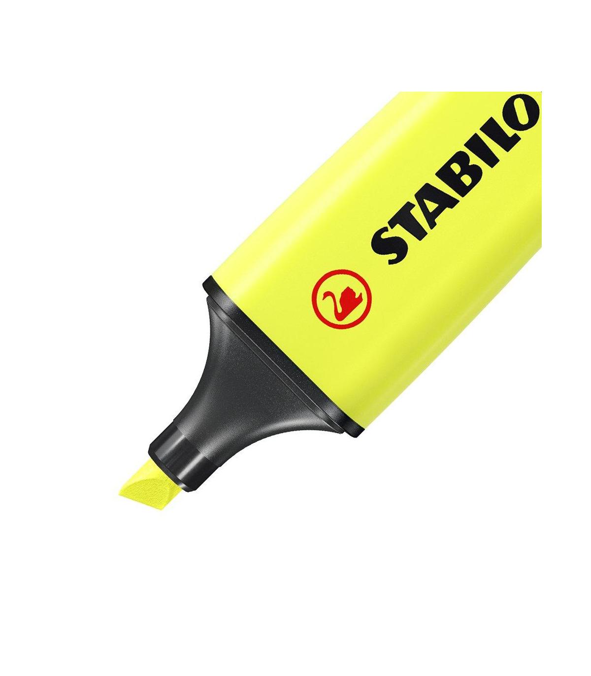 Caja De Marcadores Fluorescentes Stabilo Boss Original  10 Unidades  Amarillos