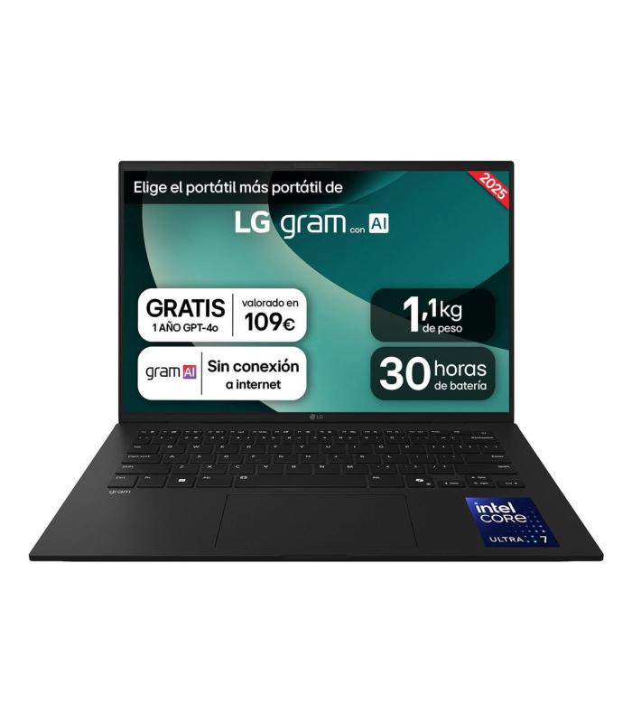 Porttil LG Gram 14Z90T-G.AD8BB Intel Core Ultra 7-255H  32GB  2TB SSD  14'  Win11