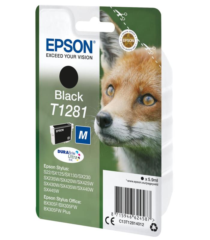 CARTUCHO NEGRO EPSON T1281