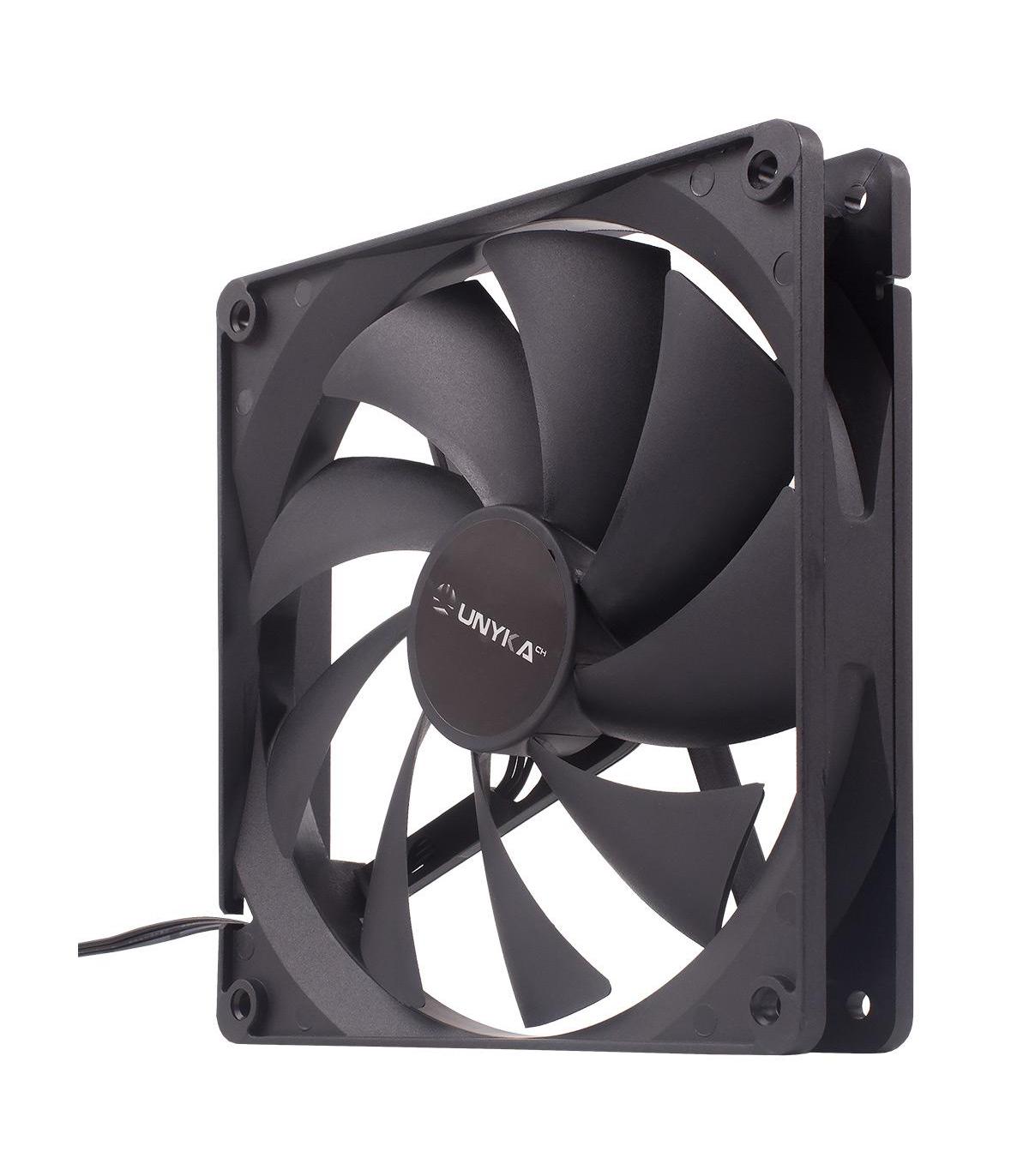 VENTILADOR CAJA ADICIONAL 14X14 UNYKA NEGRO 51790