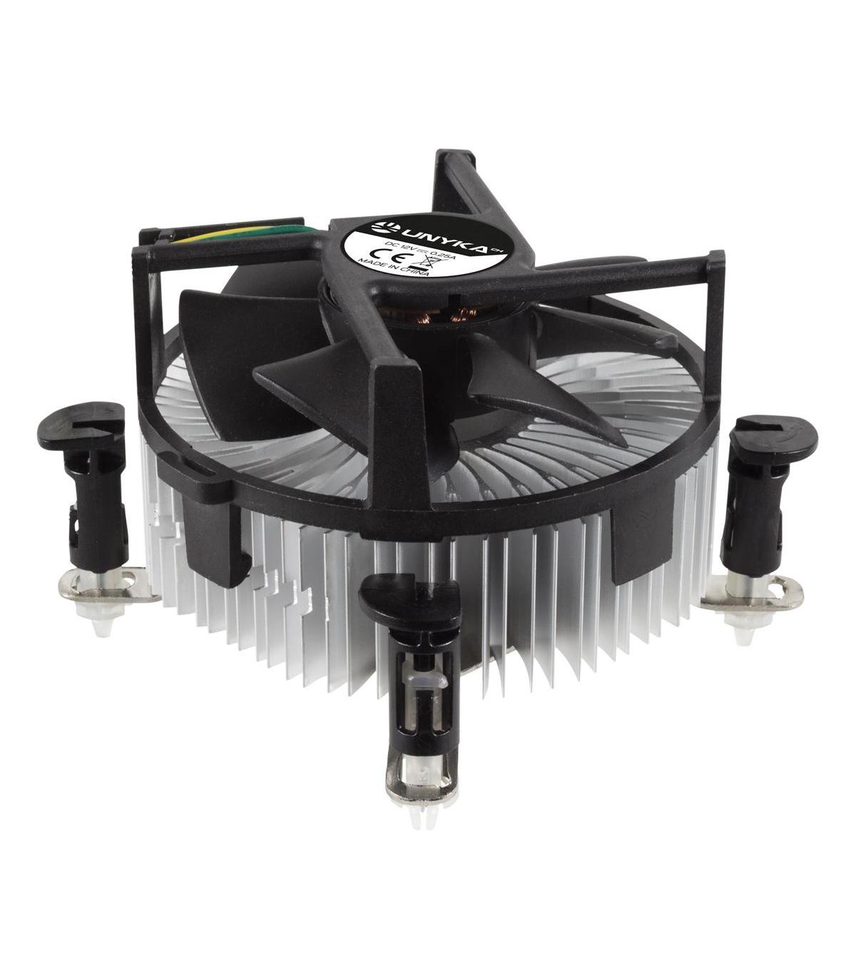 REFRIGERADOR CPU MULTIZOCALO UNYKA INTEL 4PIN 90mm UK532002