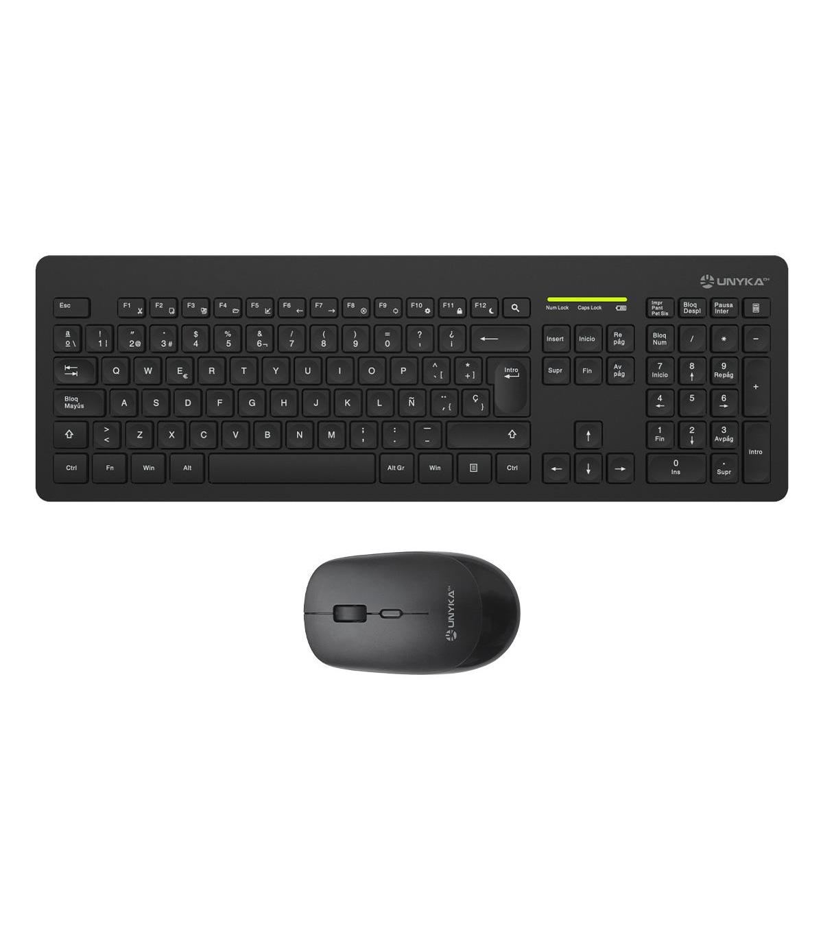 TECLADO UNYKA INALAMBRICO KIT T+R MK212 PRO Slim UK505445