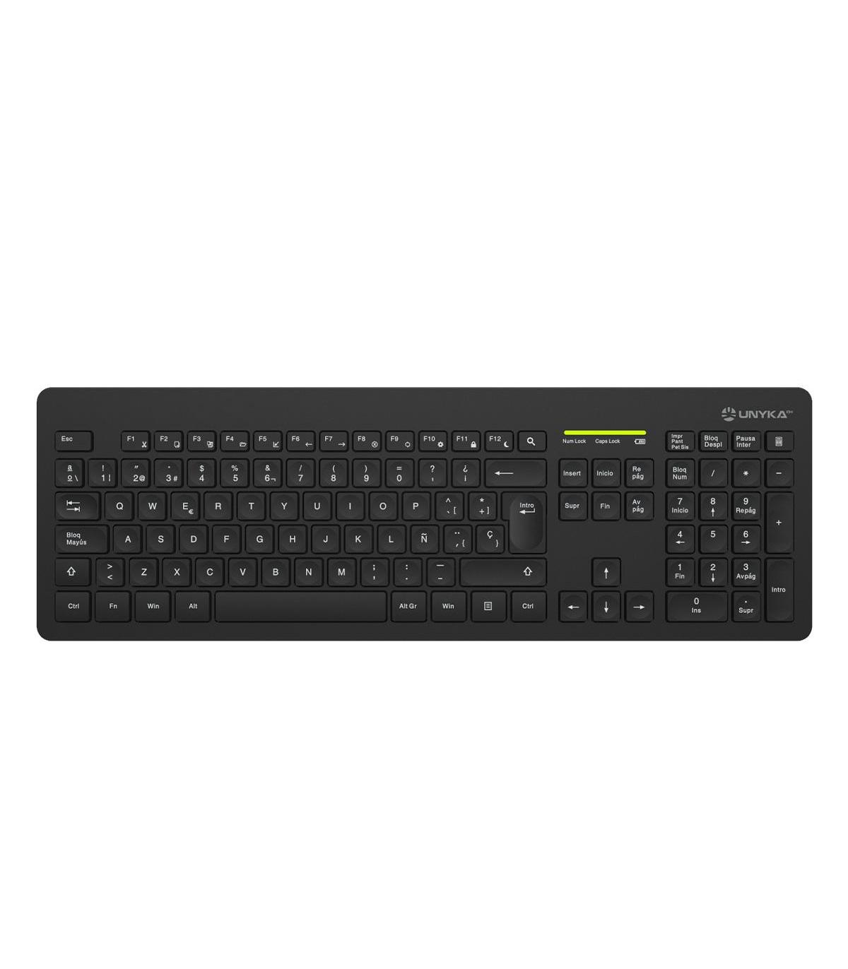 TECLADO UNYKA INALAMBRICO KIT T+R MK212 PRO Slim UK505445