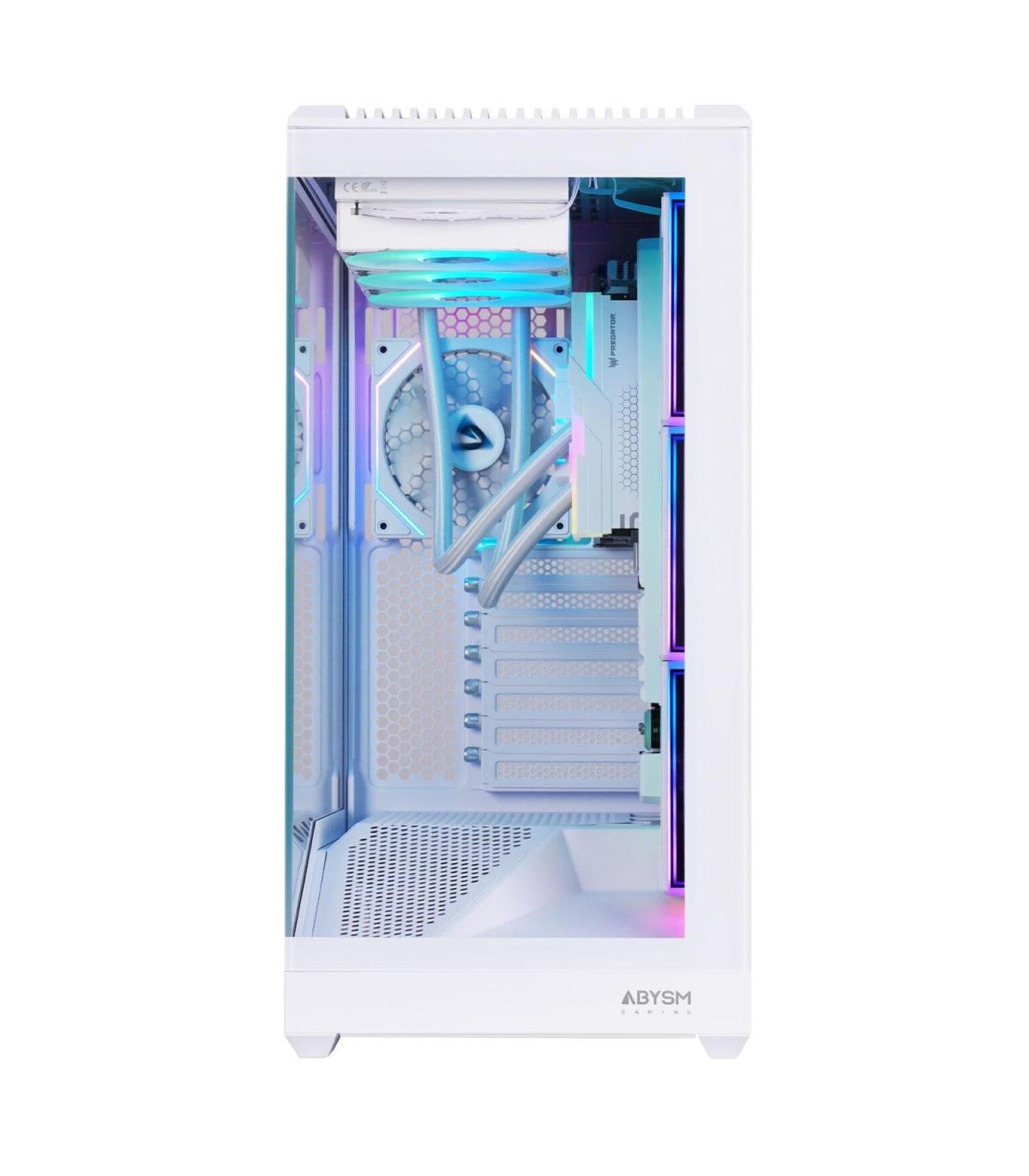 CAJA ATX ABYSM GAMING ARIAN FRAME A400 CRISTAL TEMPLADO USB3.2 BLANCA AB123533W